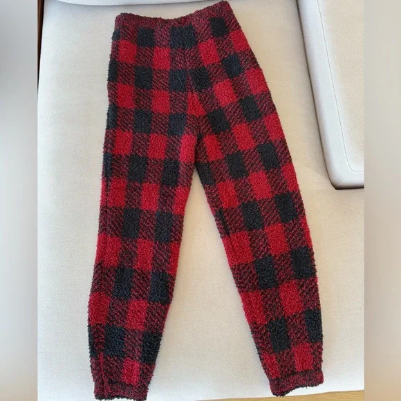 SKIMS Cozy Knit Buffalo Plaid Pajama Set